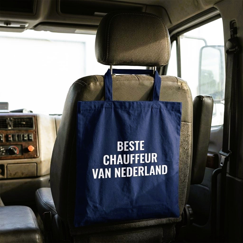 Beste chauffeur, tas katoen met 4 namen