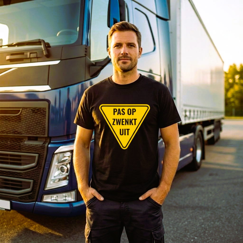 Zwenkt uit, t-shirt